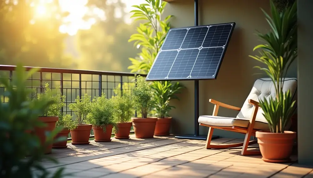 Ein Balkonkraftwerk als kleines Kraftwerk: So nutzen Sie den Platz optimal